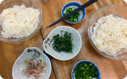 そうめんの写真