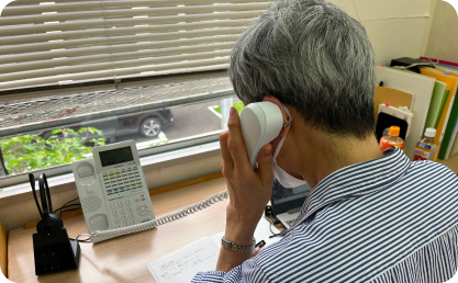 お話をじっくり聞きます